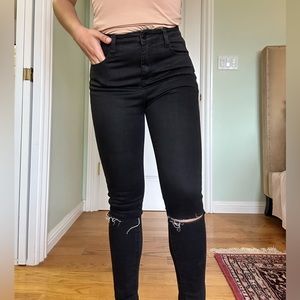 Brandy Melville Black high-waisted skinny jeans